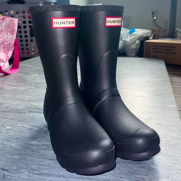 Hunter Shoes - NWOT Black Hunter Rain Boots